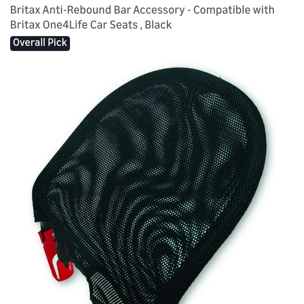 Brita Black and Red Car Seat Accessory